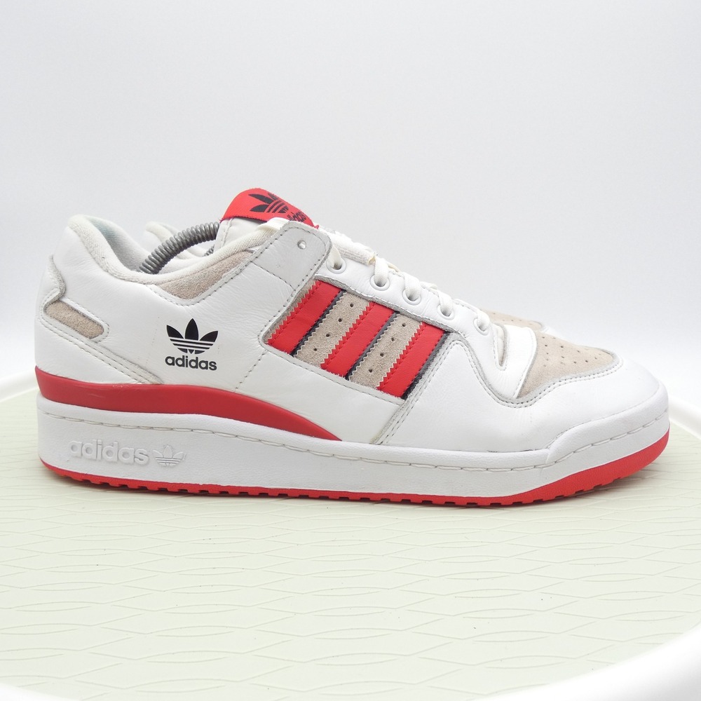 Adidas Forum Low White Red Navy Blue Sneakers IG7582 Mens Size 11